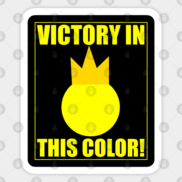 Stick Fight - Victory in This Color Yellow Sticker by Cactus Sands